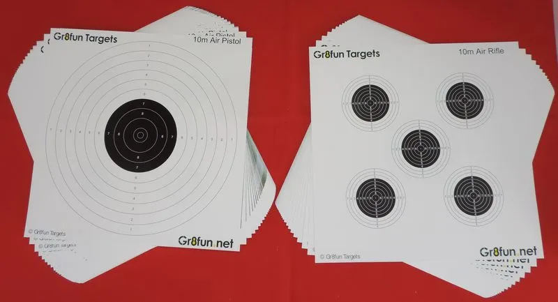 Practice Target ISSF/NSRA 17cm x 17cm - 200 pack