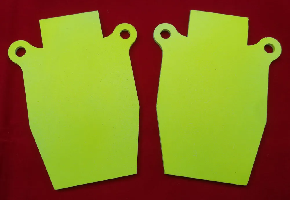 Air Rifle Silhouette Gong Airgun Target - Twin Pack
