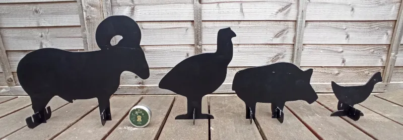 NRA Style Set Knockdown Airgun Target 1/2