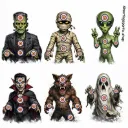 6 Monster Targets