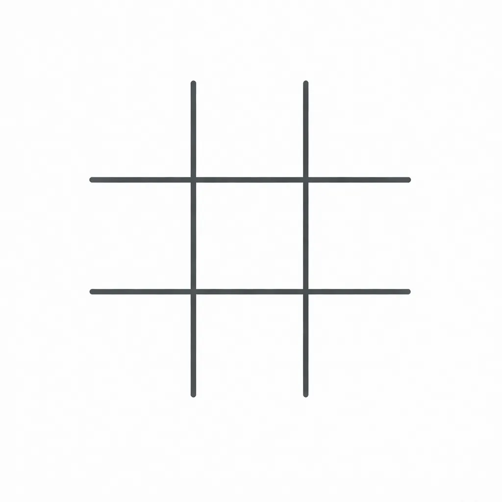 [SSSTGTV026A] Blank tic tac toe (25, 140mm x 140mm)
