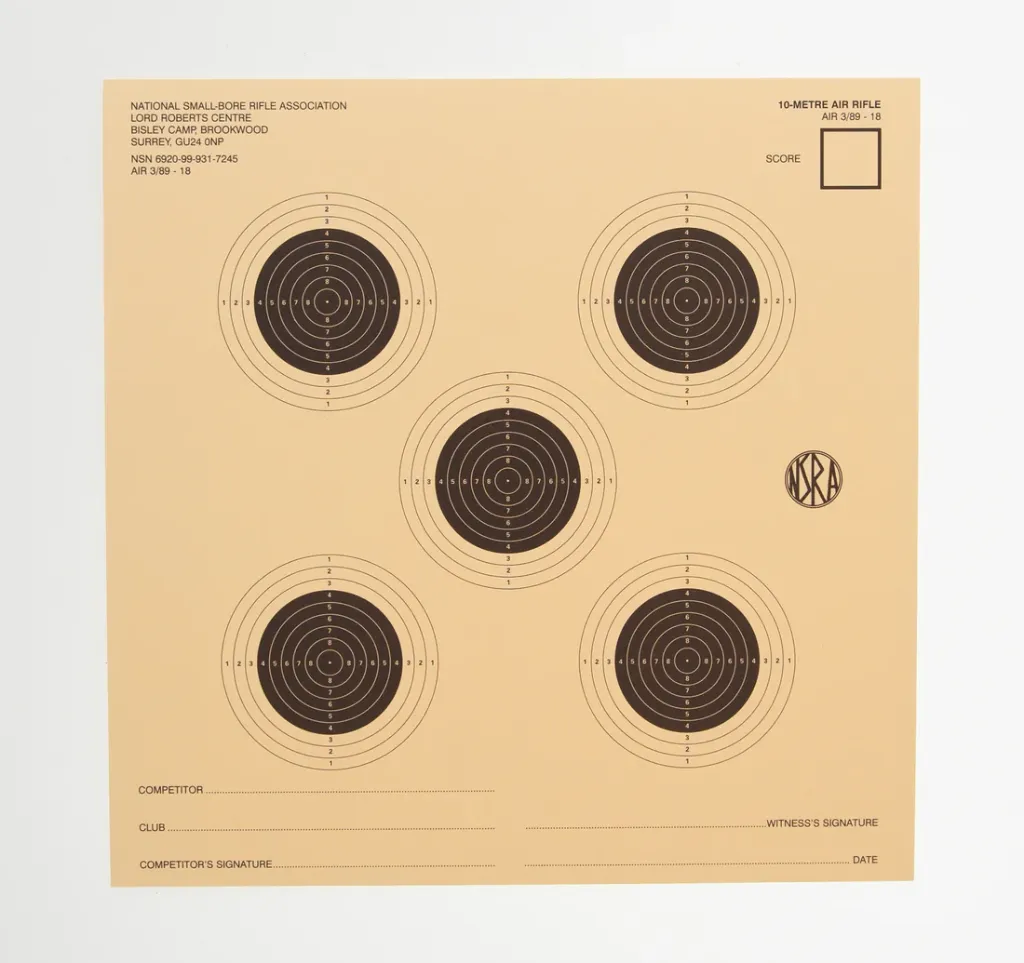 NSRA Air 3/89-18 (10M 5 Target Air Rifle)