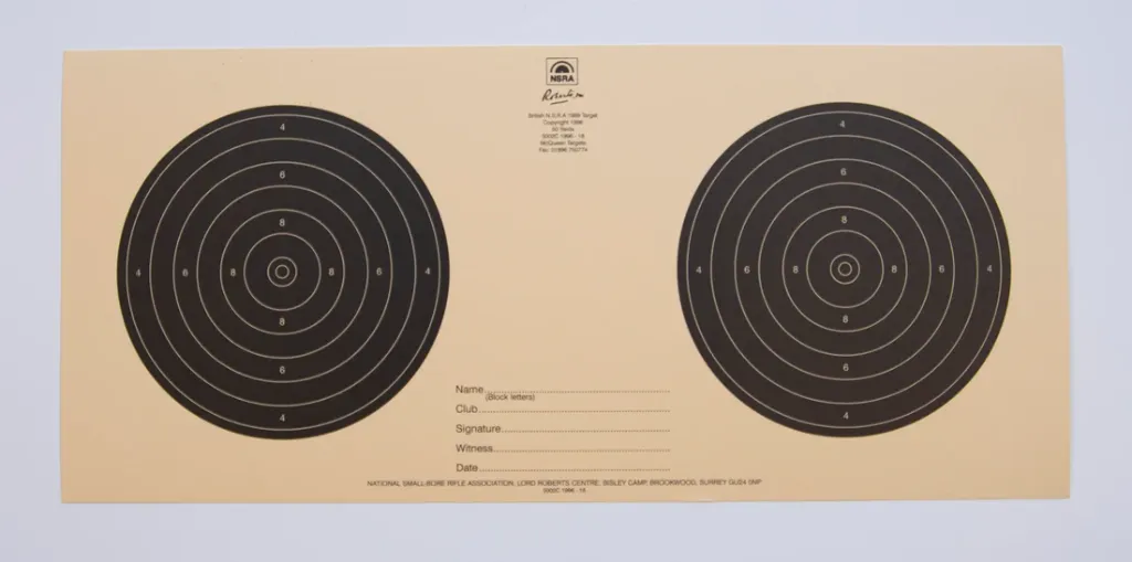 NSRA 50 Yard Pre Trimmed Centres (5002C 1996-18) Packs