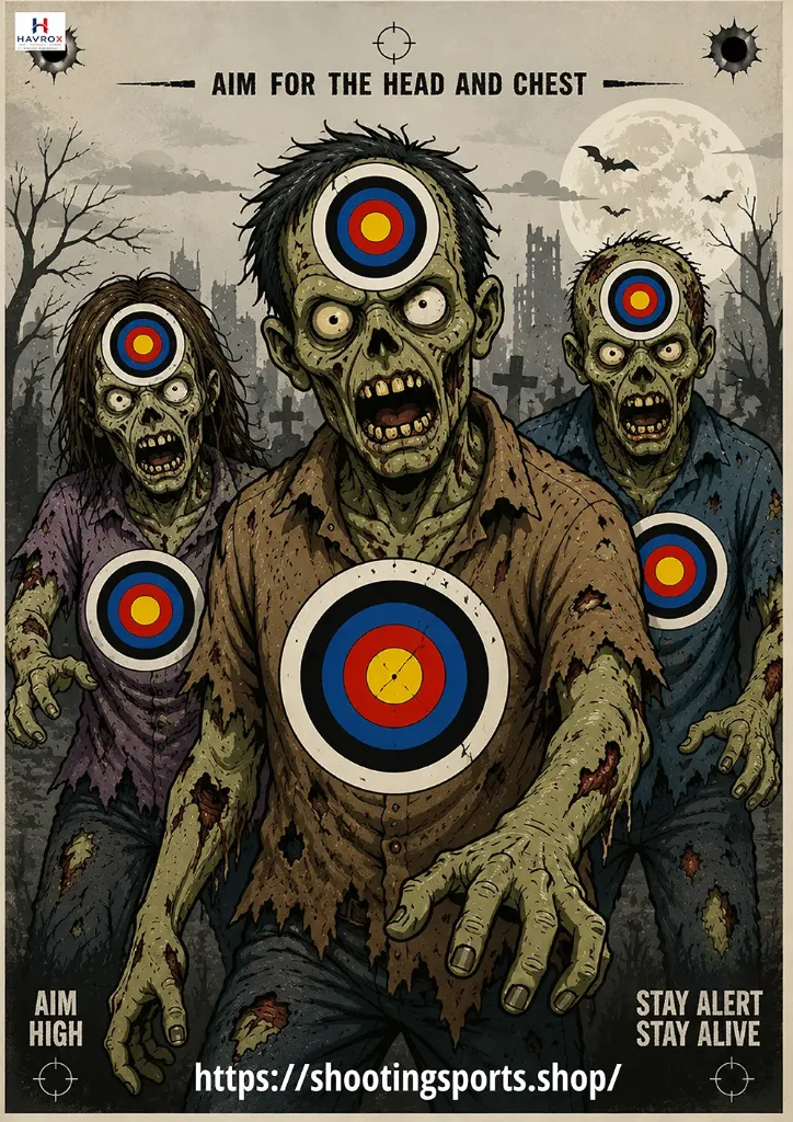 [SSSTGT0037A] Zombie Archery Practice Target Packs (1)
