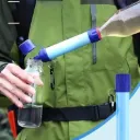 Water filter straw